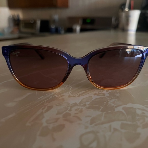 Maui Jim Purple and Orange Gradient Sunglasses - Picture 3 of 5